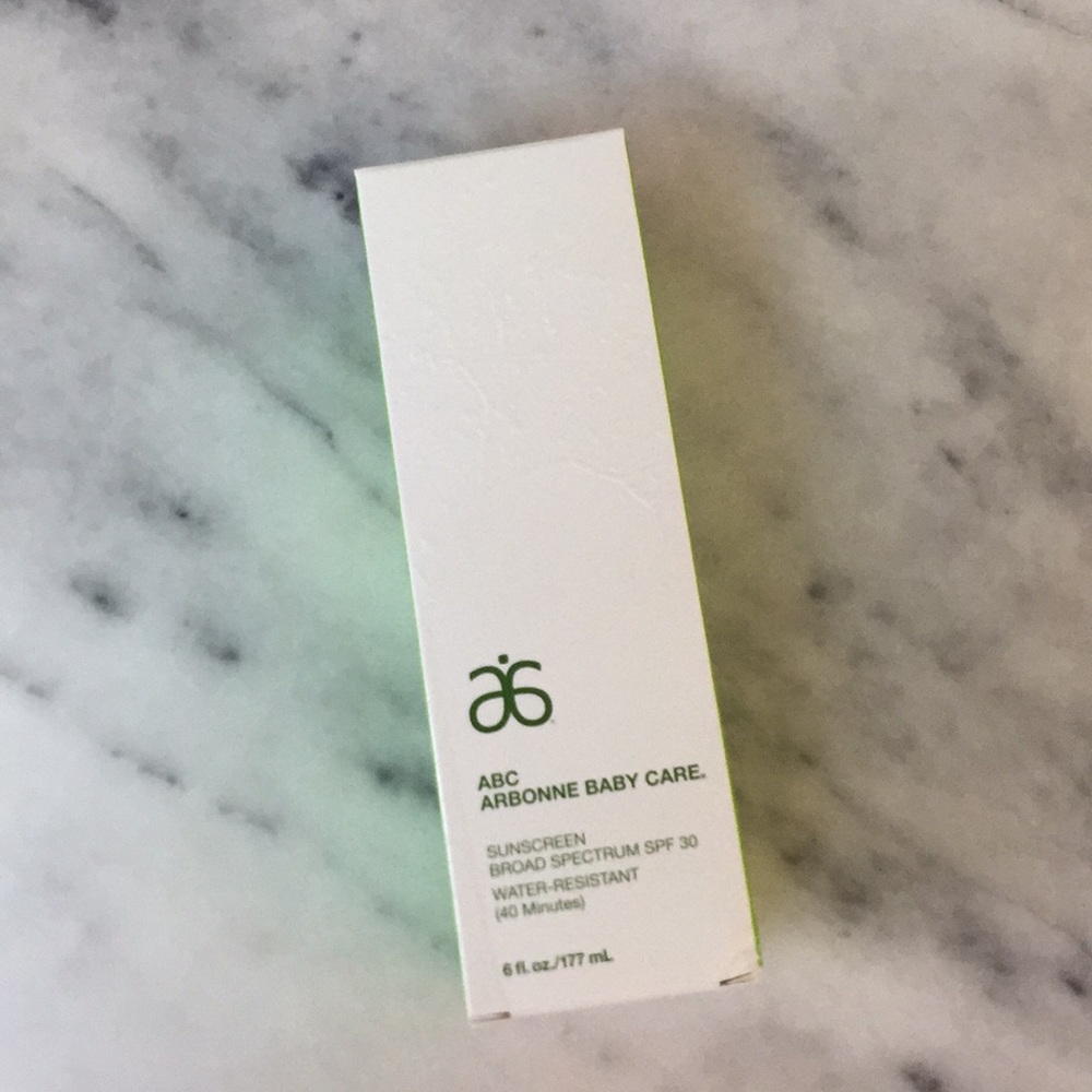 ABC Arbonne baby care sunscreen —new in box!